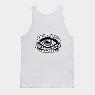 I Am Just a Speck of Dust Inside a Giants Eye - Illustrated Lyrics Tank Top